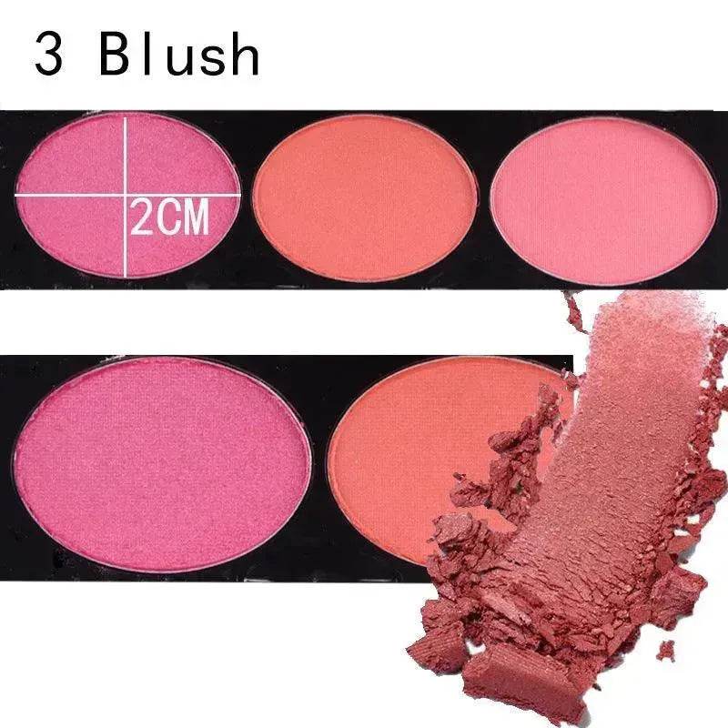 MISS ROSE 144 color 3 color 3 Color Eyeshadow blush eyebrow makeup kit