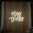 Miss to Mrs Neon Sign V1