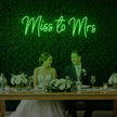 Miss to Mrs Neon Sign V2