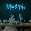 Miss to Mrs Neon Sign V2