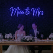 Miss to Mrs Neon Sign V2