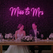 Miss to Mrs Neon Sign V2