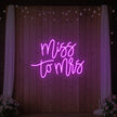 Miss to Mrs Neon Sign V1