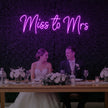 Miss to Mrs Neon Sign V2