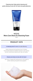 MISSHA Mens Care Shave To Cleansing Foam 150ml