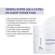 MISSHA Super Aqua Hyalron Toner Pads 180g / 90pads