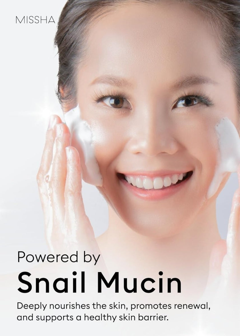 MISSHA Super Aqua Snail Cleansing Foam 100ml