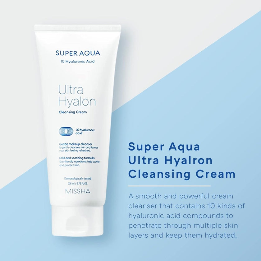 MISSHA Super Aqua Ultra Hyalron Cleansing Cream 200ml