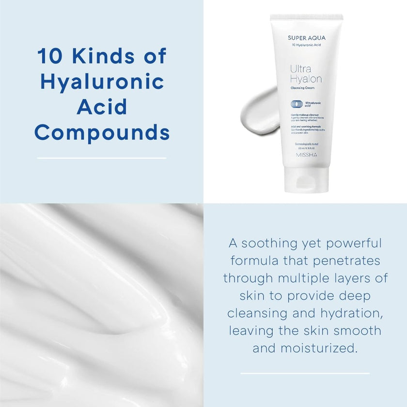 MISSHA Super Aqua Ultra Hyalron Cleansing Cream 200ml
