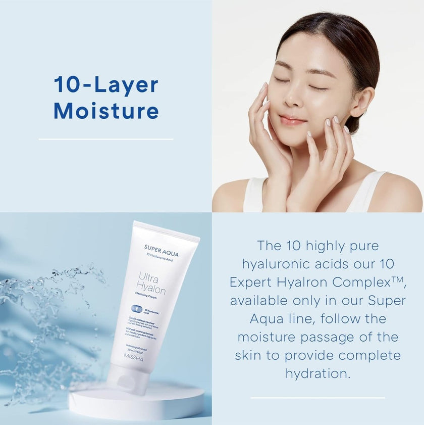 MISSHA Super Aqua Ultra Hyalron Cleansing Cream 200ml