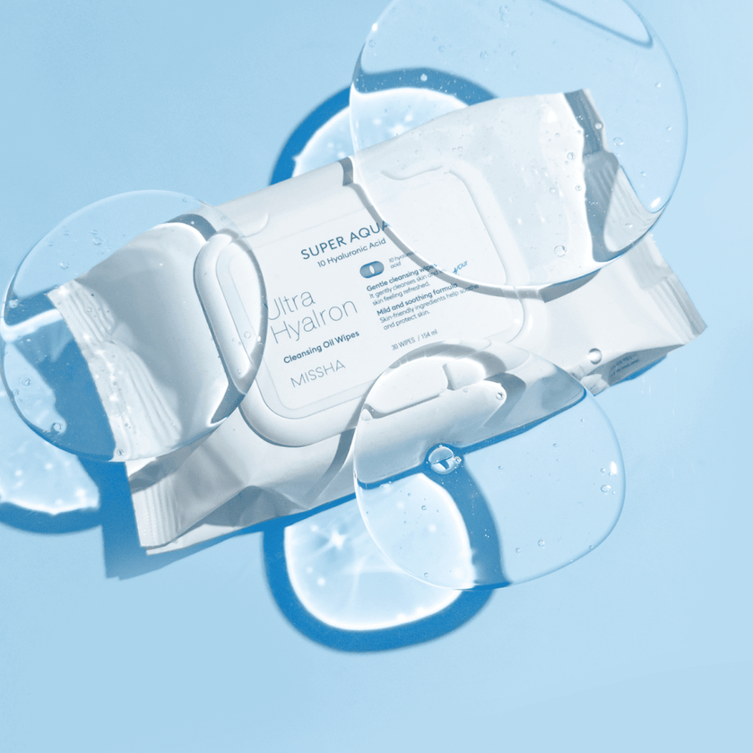 MISSHA Super Aqua Ultra Hyalron Cleansing Oil Wipes 30 sheets