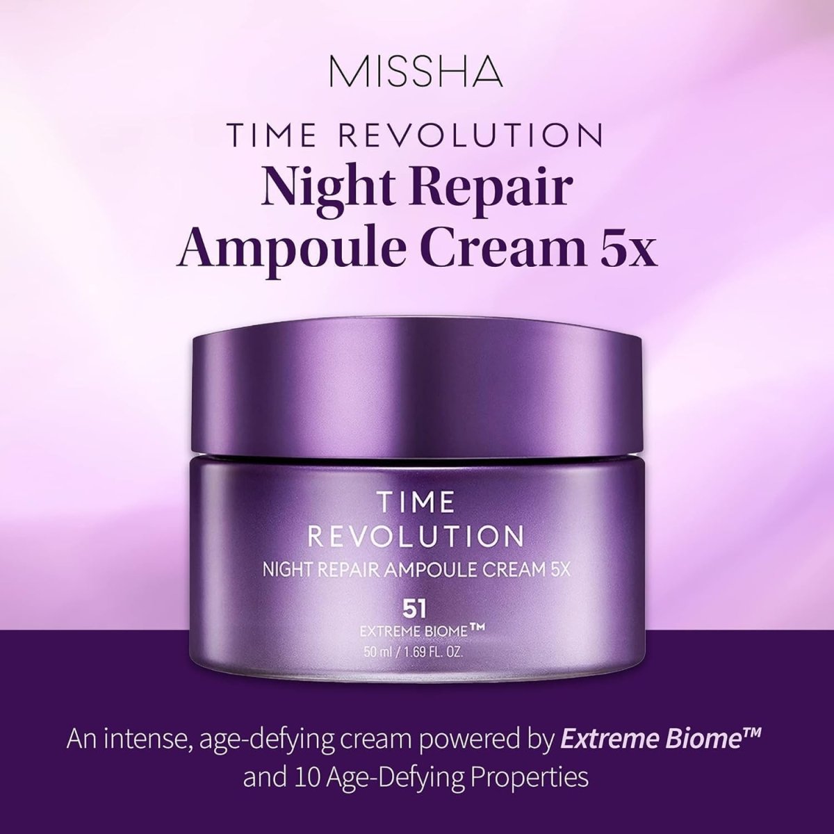 MISSHA Time Revolution Night Ampoule Cream 5X 50ml
