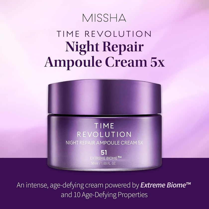 MISSHA Time Revolution Night Ampoule Cream 5X 50ml