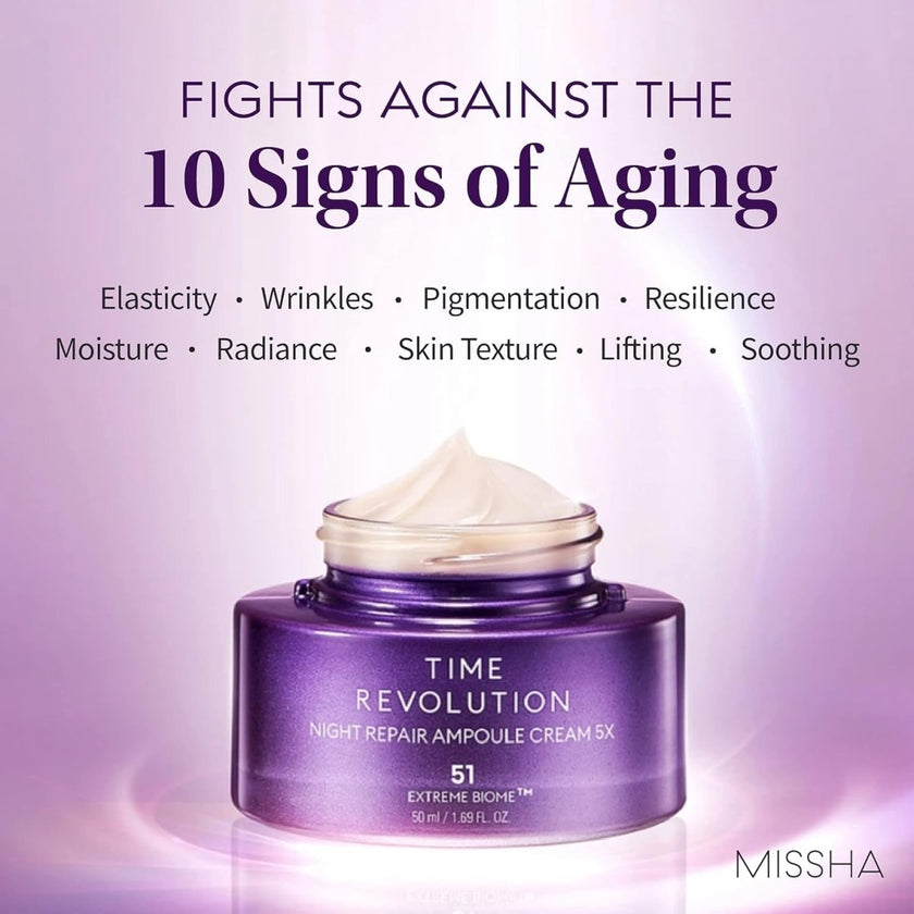 MISSHA Time Revolution Night Cream & Mask Set