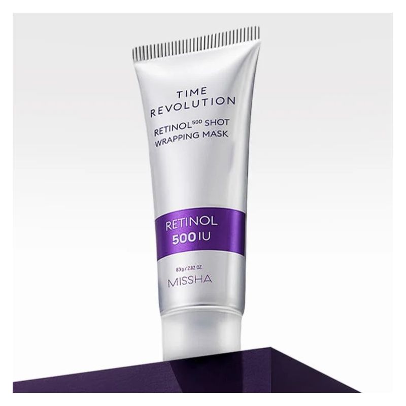 MISSHA Time Revolution Retinol 500 Shot Wrapping Mask 80g