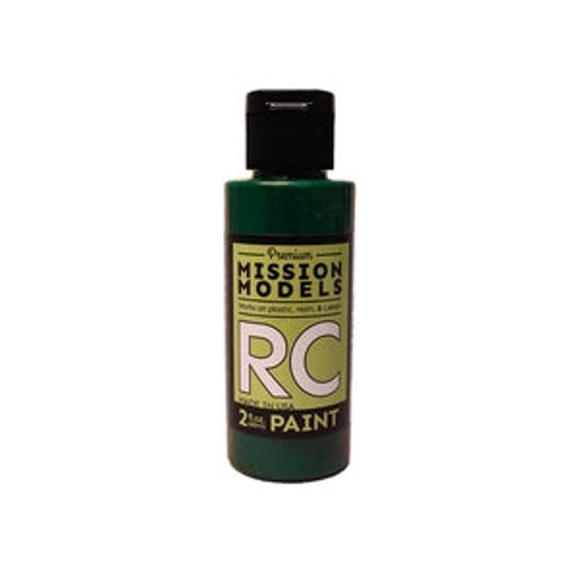 Mission Models MMRC-052 Water-based RC Paint, 2 oz bottle, Translucent Green