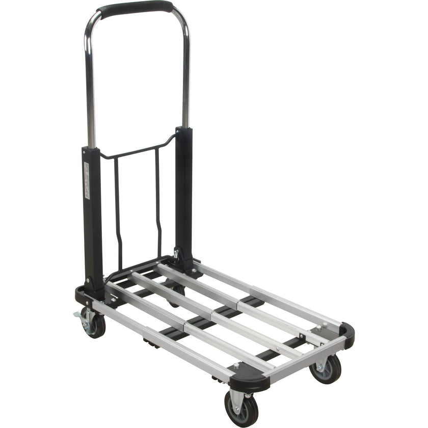 Foldable Platform Trucks, Aluminum, 300 lbs., 28