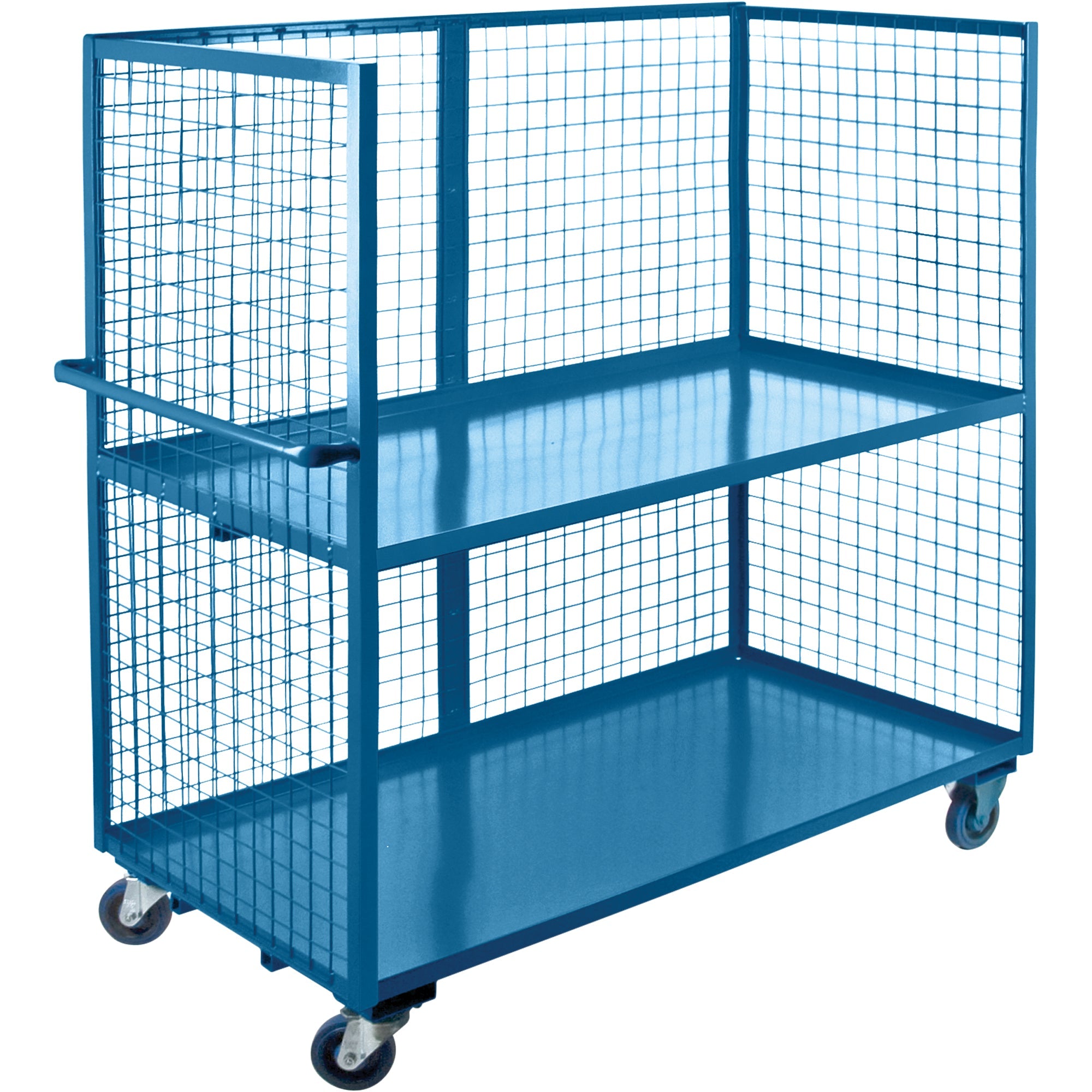 Wire Mesh Utility Cart, Steel, 20