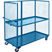 Wire Mesh Utility Cart, Steel, 24