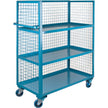 Wire Mesh Utility Cart, Steel, 30