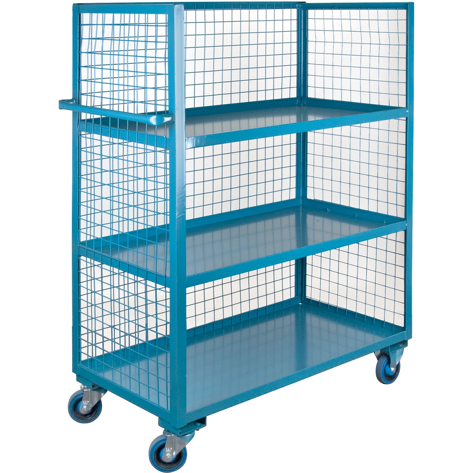 Wire Mesh Utility Cart, Steel, 30