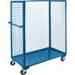 Wire Mesh Utility Cart, Steel, 24