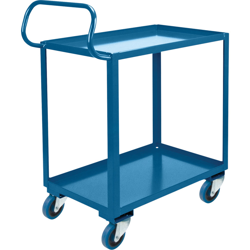 Ergonomic Shelf Truck, 800 lbs. Capacity, Steel, 26