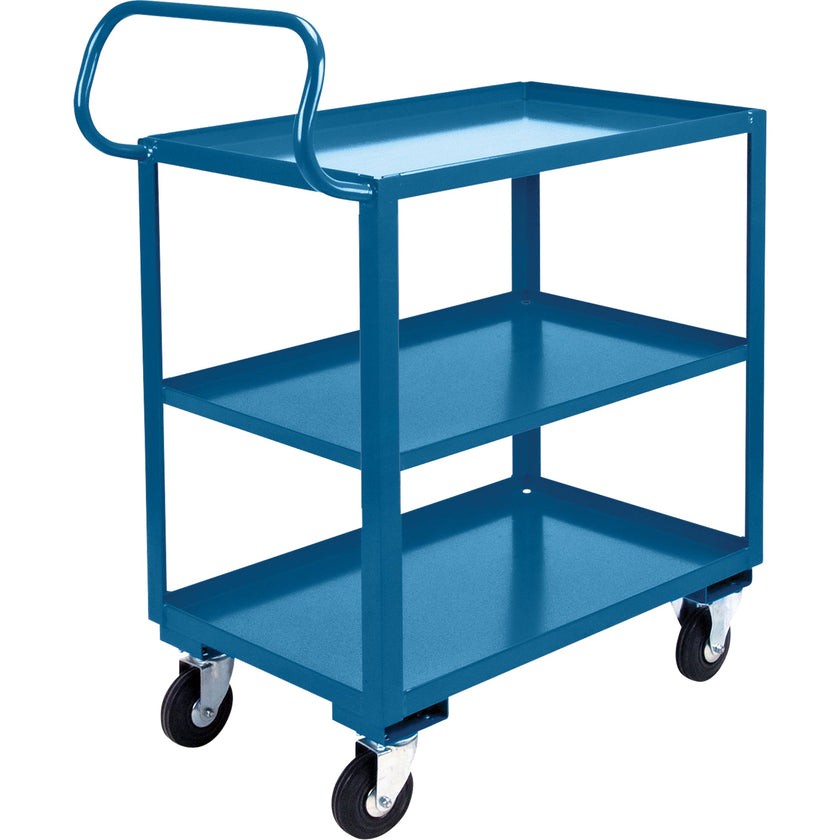 Ergonomic Shelf Truck, 800 lbs. Capacity, Steel, 20