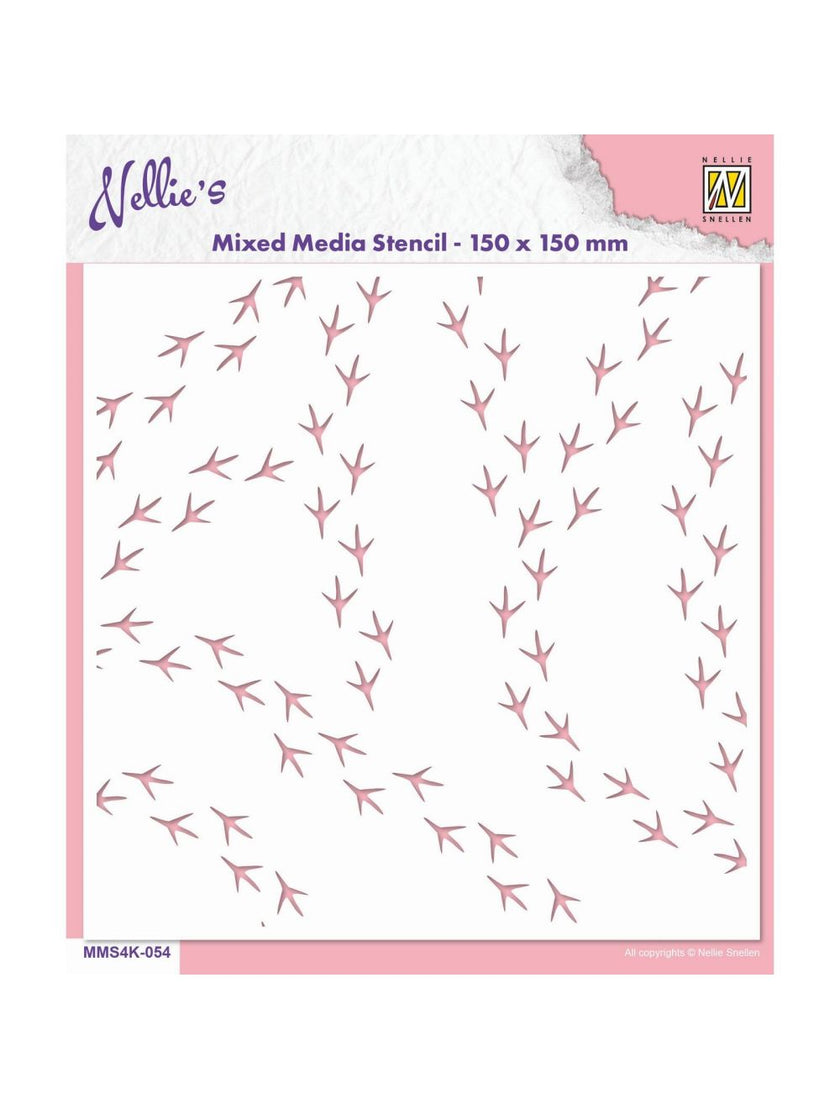 Nellie's Choice - Stencil Birdfeet