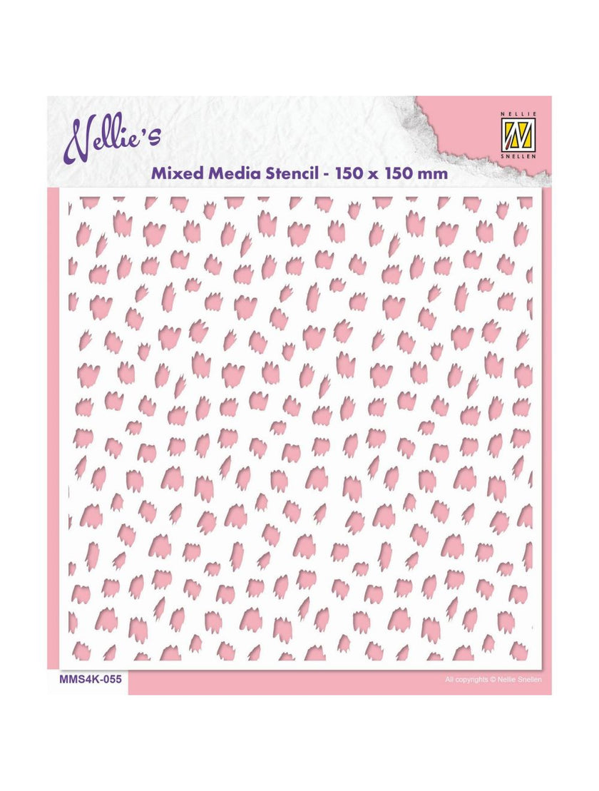 Nellie's Choice - Stencil Cheetah
