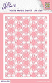 Nellie's Choice Mixed Media Stencil A6 Size - Star-1