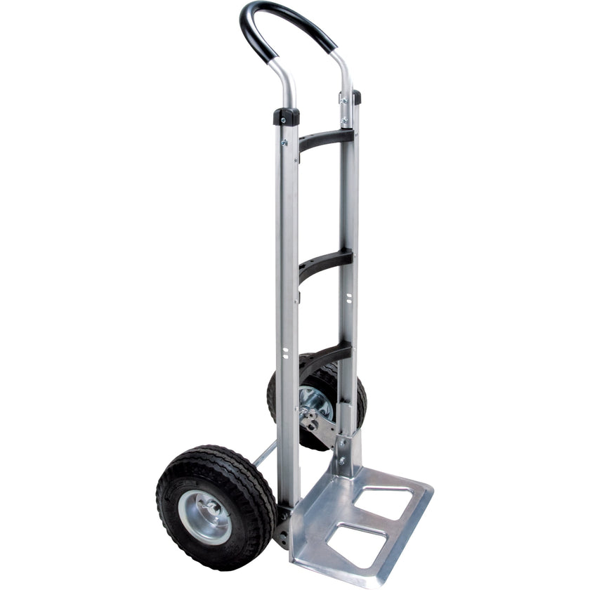 Knocked Down Hand Truck, Continuous Handle, Aluminum, 49-5/8