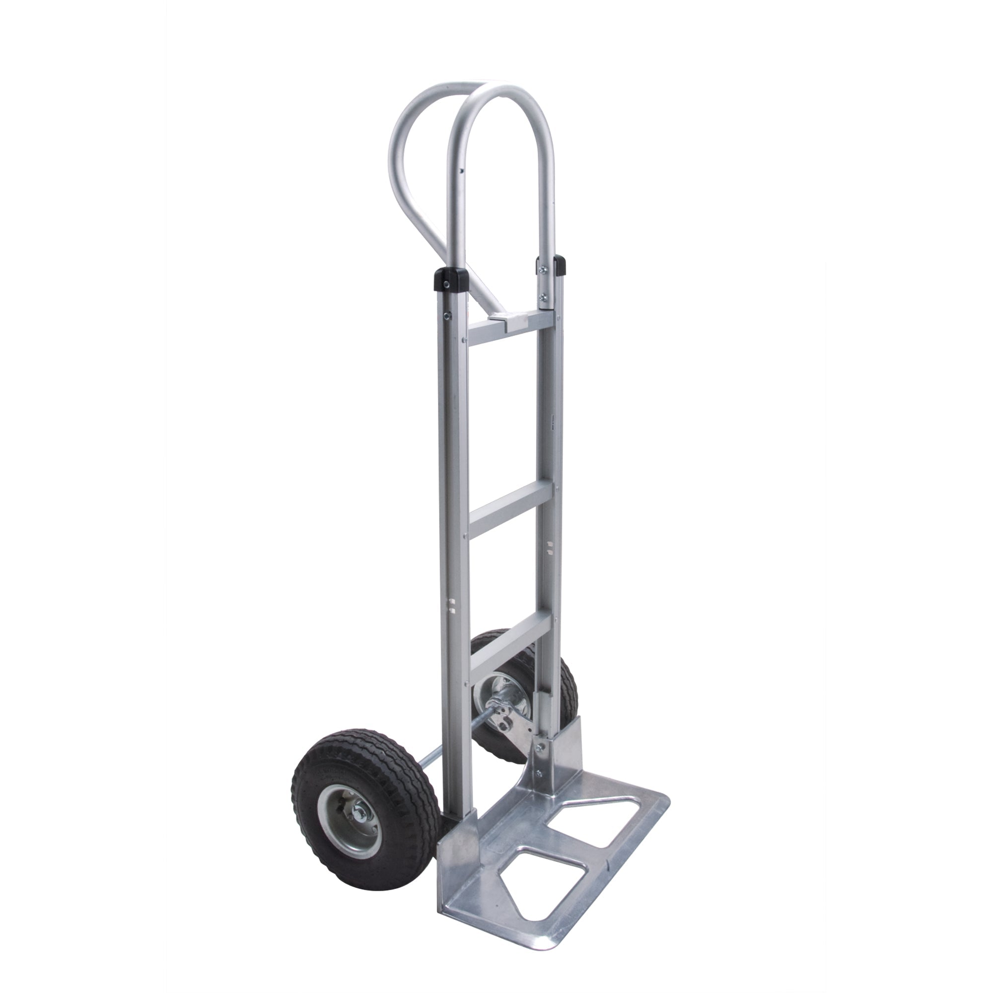 Knocked Down Hand Truck, P-Handle Handle, Aluminum, 52-1/8