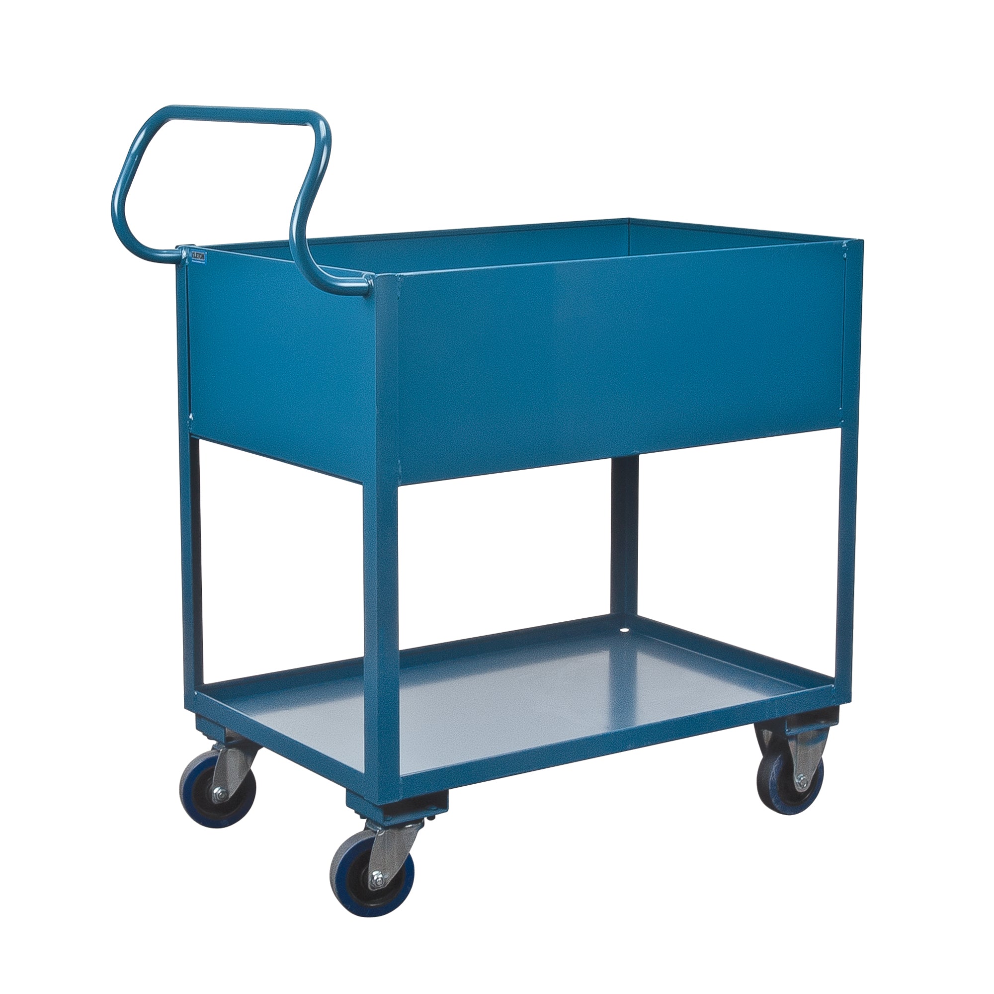Deep Lipped Service Cart, 2 Tiers, 24