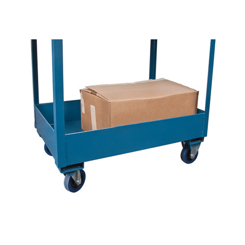 Deep Lipped Service Cart, 2 Tiers, 24