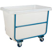 Bacs à roulettes coniques, polyéthylène blanc, 99 cm L x 69 cm l x 79 cm H, volume de 340 litres, capacité de 454 kg.