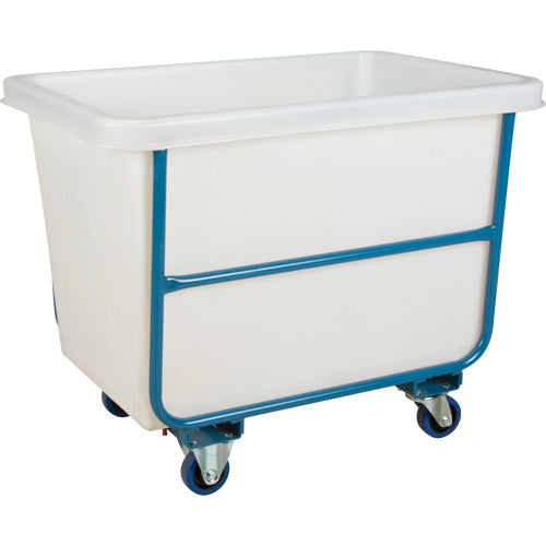 Bacs à roulettes coniques, polyéthylène blanc, 99 cm L x 69 cm l x 79 cm H, volume de 340 litres, capacité de 454 kg.