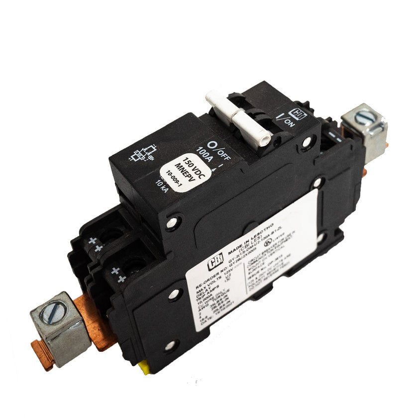 MidNite Solar, 100A, 150 VDC, DIN rail mount, 26mm wide | MNEPV100