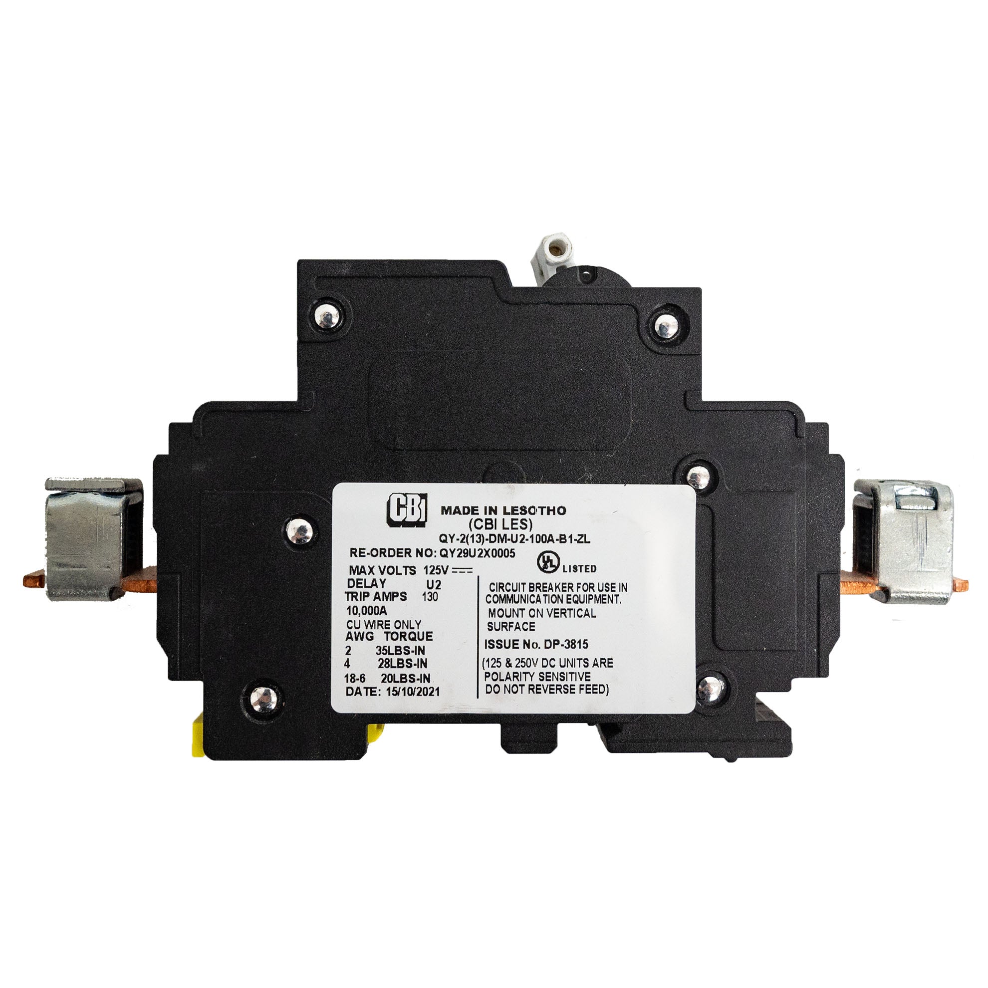 MidNite Solar, 100A, 150 VDC, DIN rail mount, 26mm wide | MNEPV100