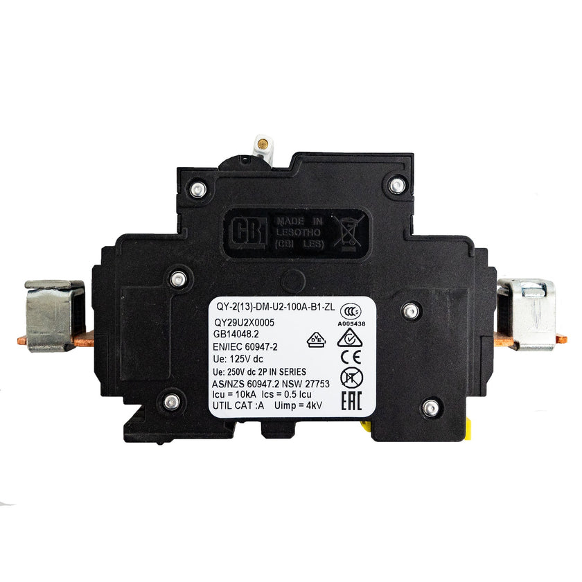 MidNite Solar, 100A, 150 VDC, DIN rail mount, 26mm wide | MNEPV100