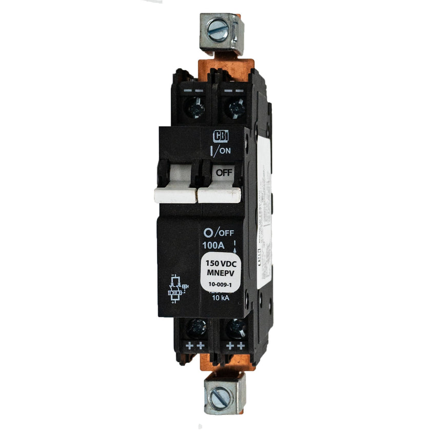 MidNite Solar, 100A, 150 VDC, DIN rail mount, 26mm wide | MNEPV100