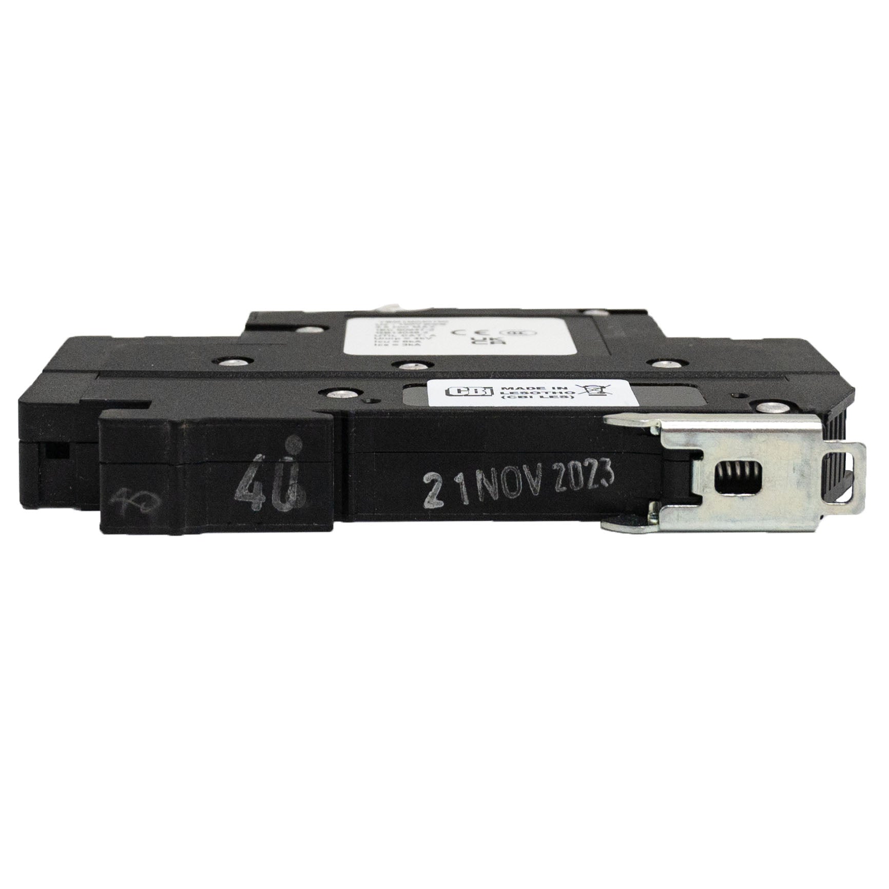 MidNite Solar, 40A, 150/300 VDC, DIN rail mount breaker, 13mm wide | MNEPV40