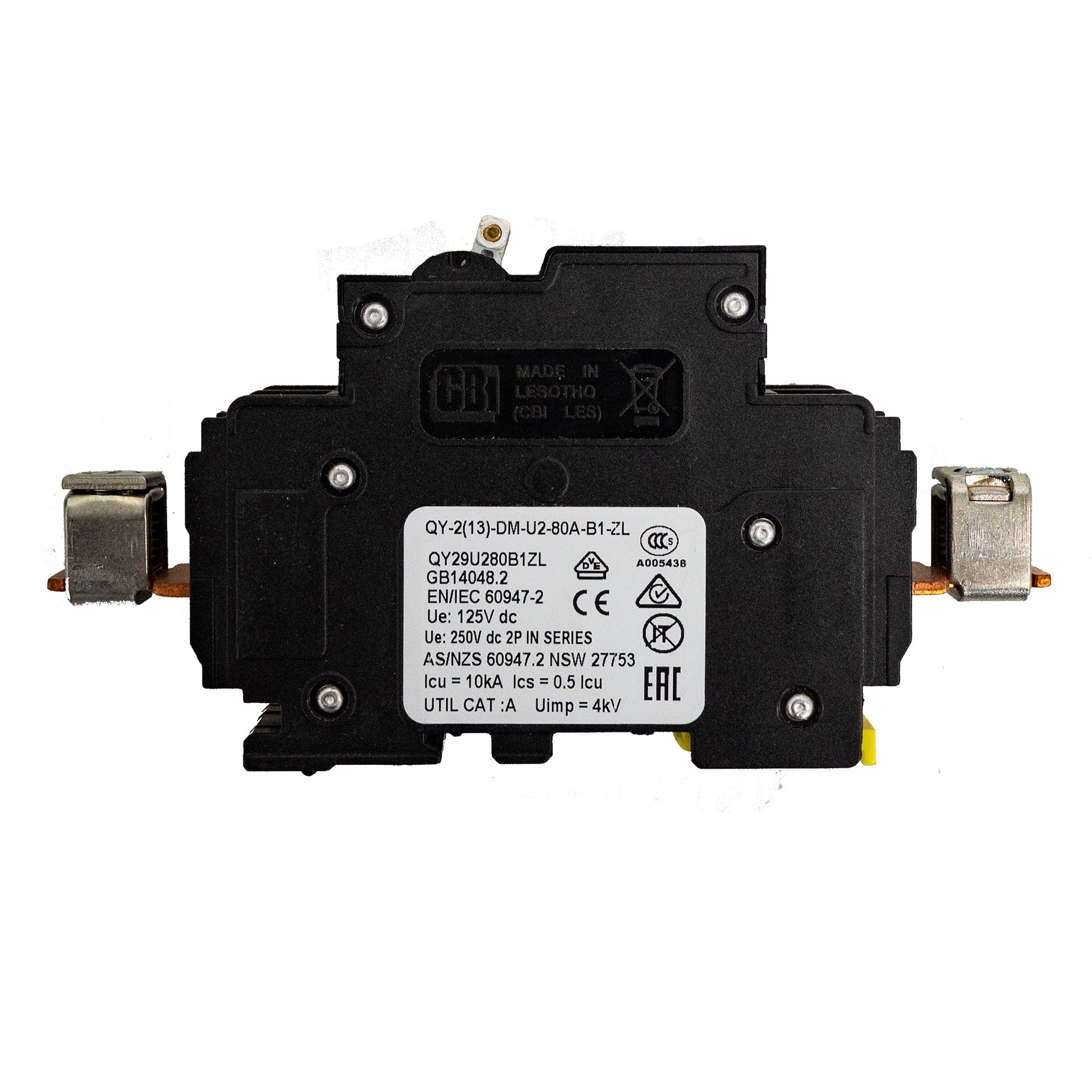 MidNite Solar, 80A, 150 VDC, DIN rail mount, 26mm wide | MNEPV80