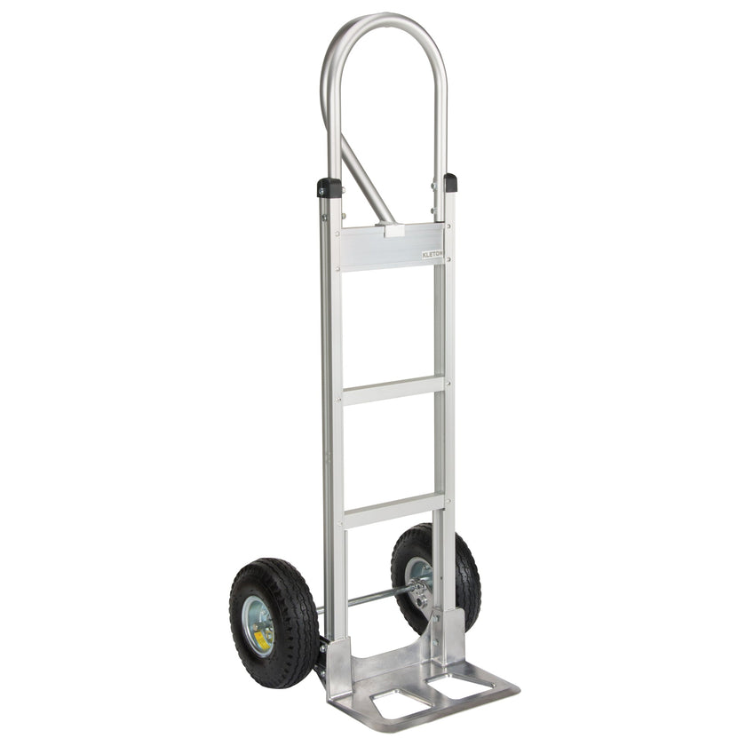 Knocked Down Hand Truck, P-Handle Handle, Aluminum, 52-1/8