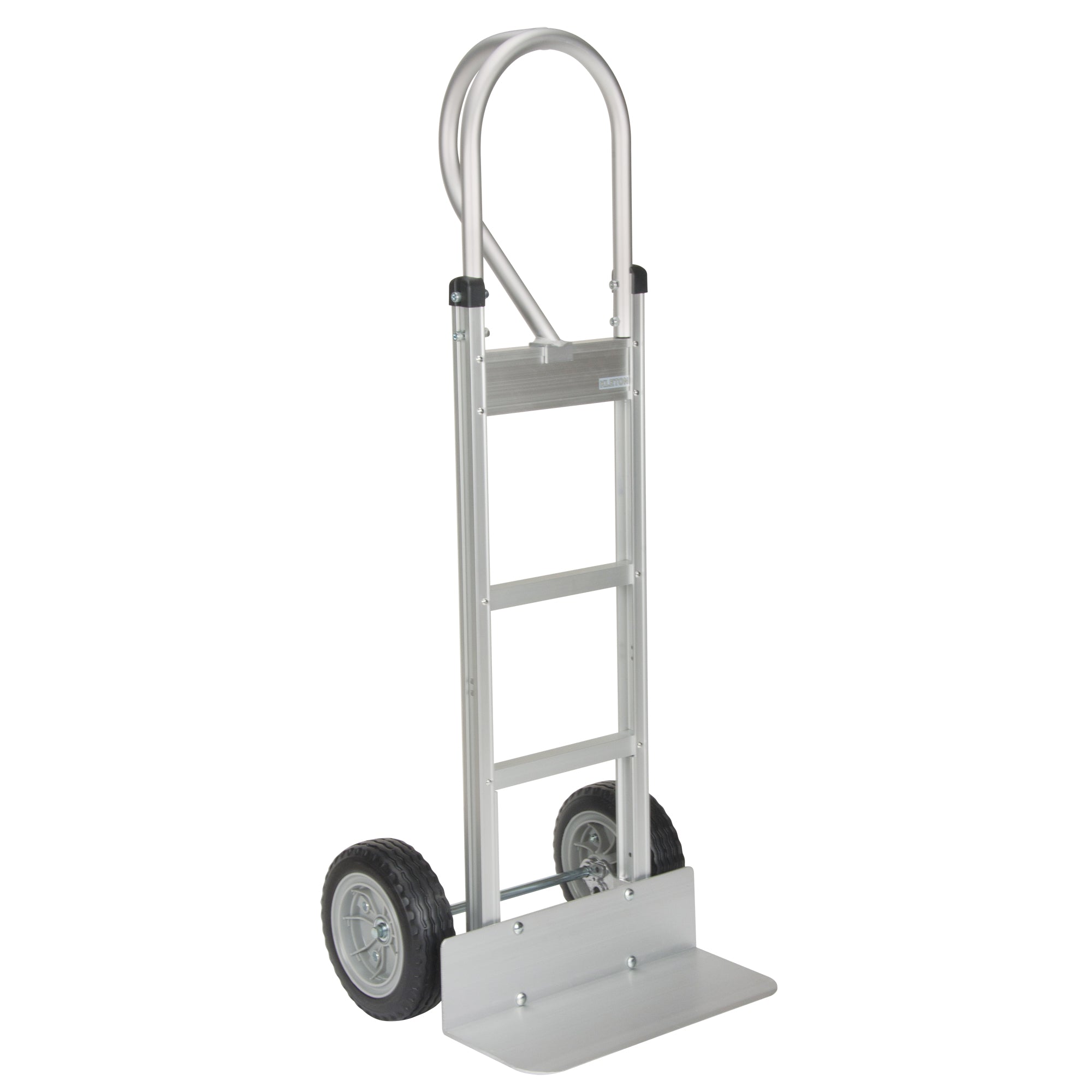 Knocked Down Hand Truck, P-Handle Handle, Aluminum, 52-1/8
