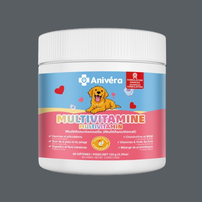 Gâterie multivitamine pour chien