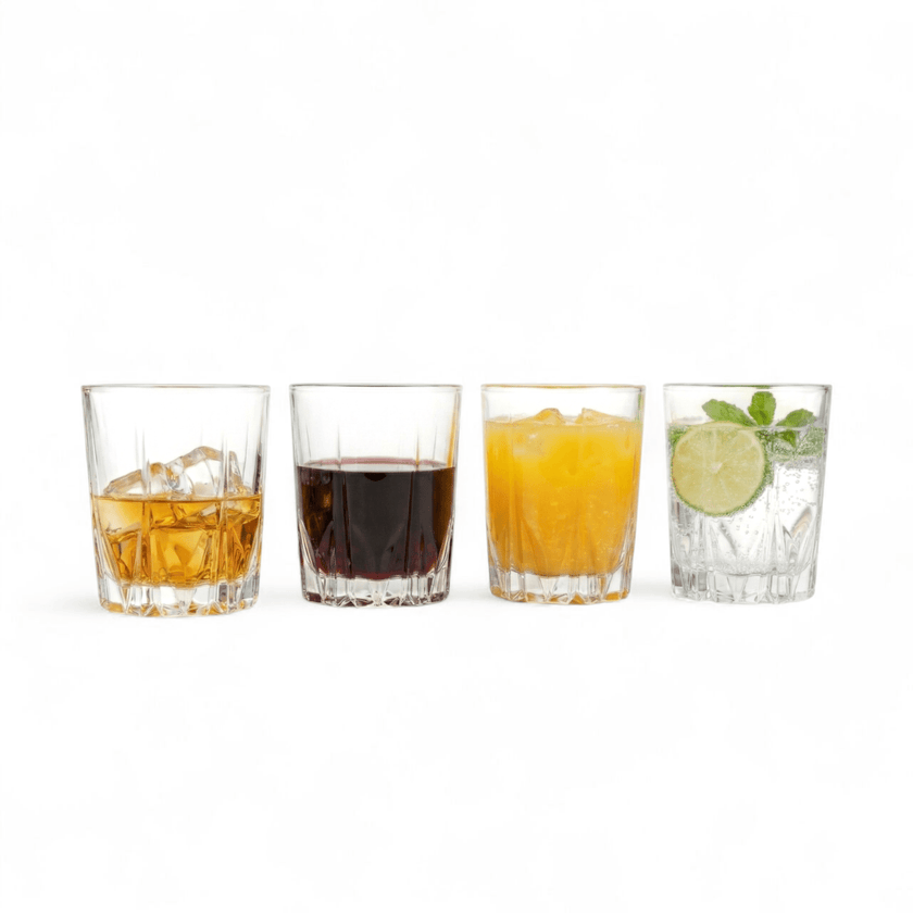 Erika Double Old Fashioned Glasses - Set of 4