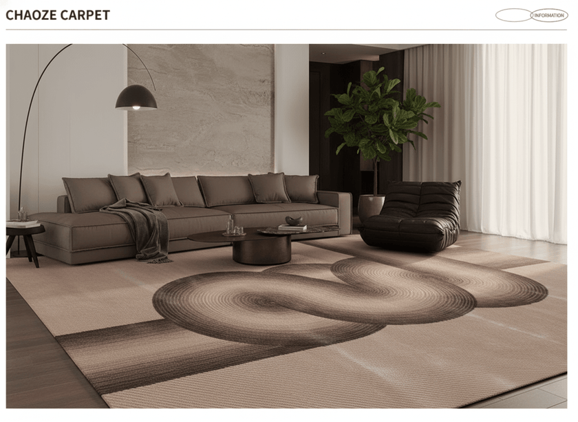 Modern Gradient Loop Handcrafted Rug