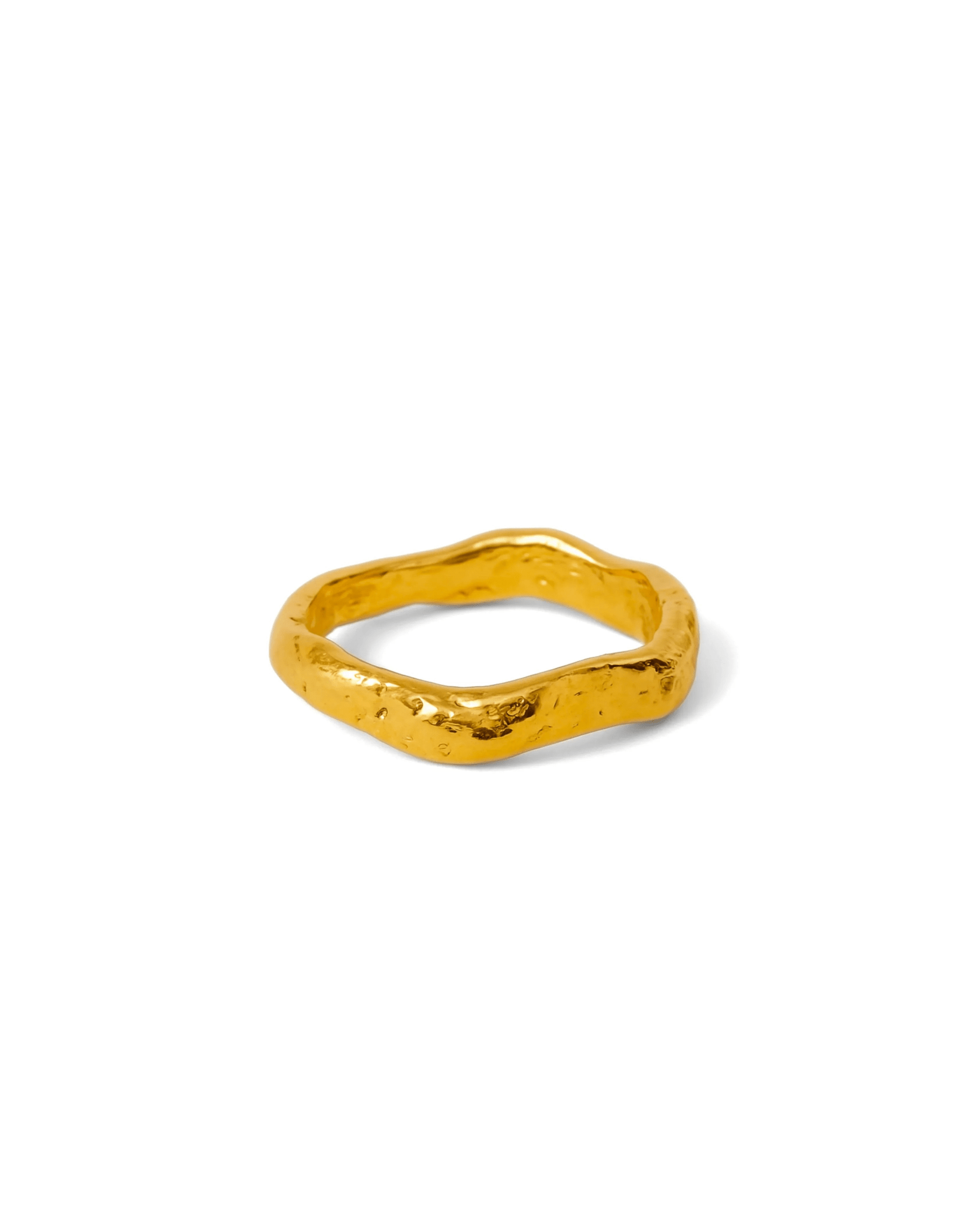 Modern Wavy Ring