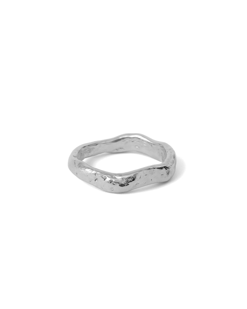 Modern Wavy Ring